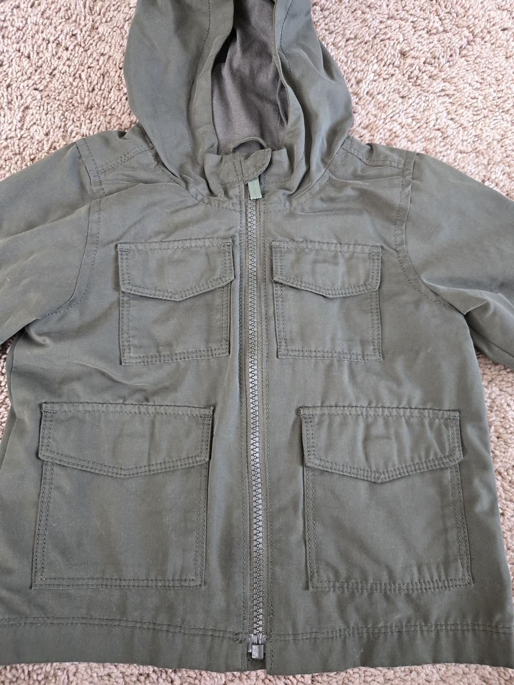 Old Navy Olive Hooded Jacket